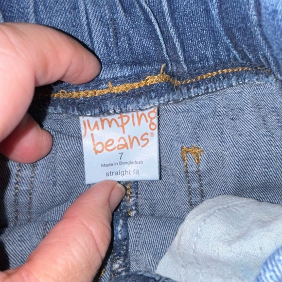 Jumping bean straight leg, jeans, size 7 - Picture 3 of 5